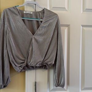 Lola Grace Metallic Blouse